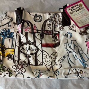 Brighton Women's Illustrated Canvas Tote Bag